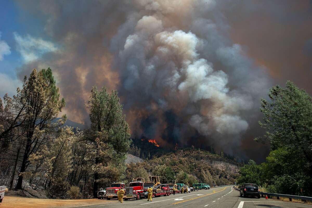 The Carr Fire off of Highway 299 near Whiskeytown on Friday, July 27, 2018, in Shasta County, Calif.