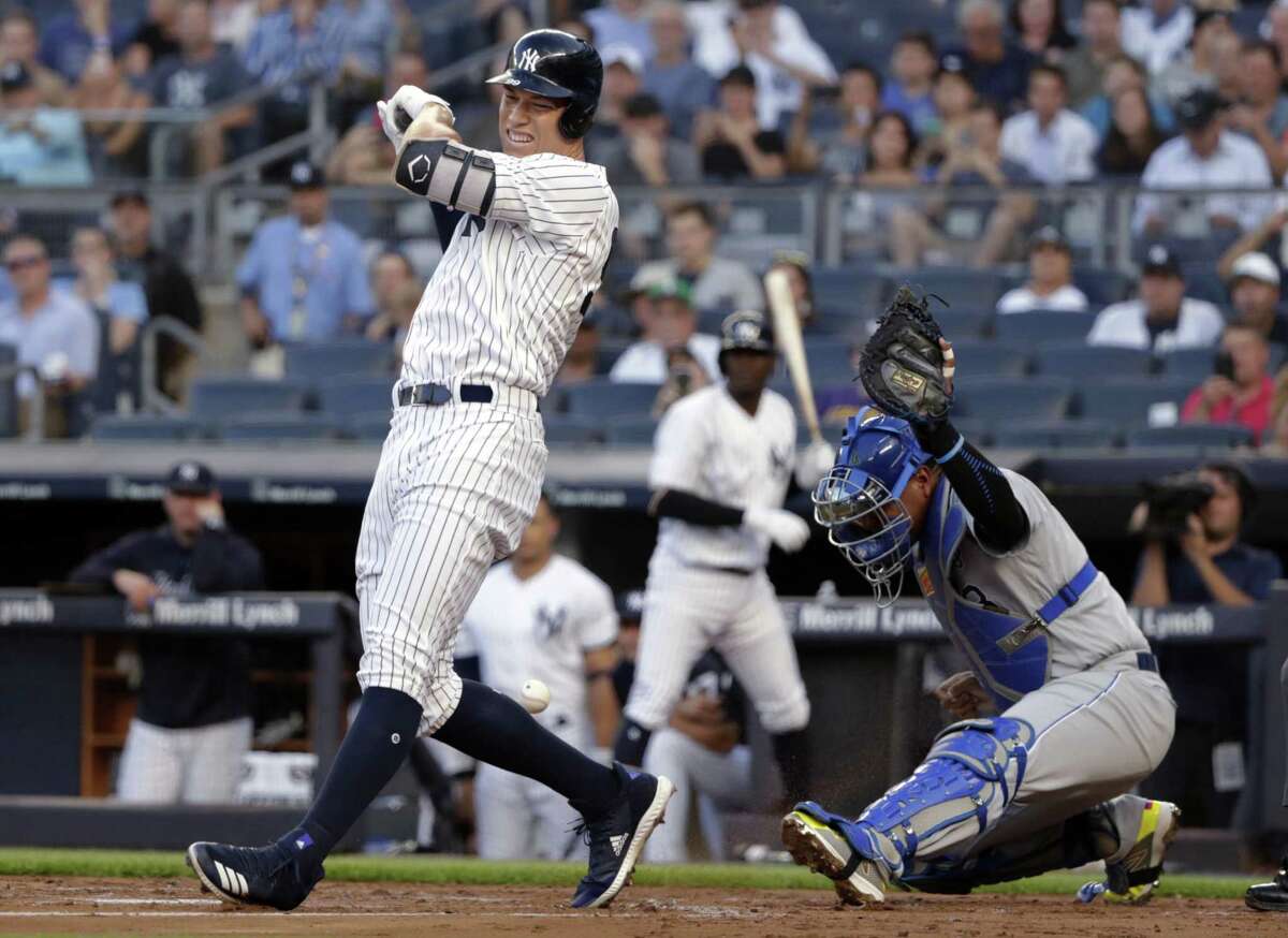 Aaron Judge is in Tampa playing simulated games. The Yankees don't rule out  a return this weekend