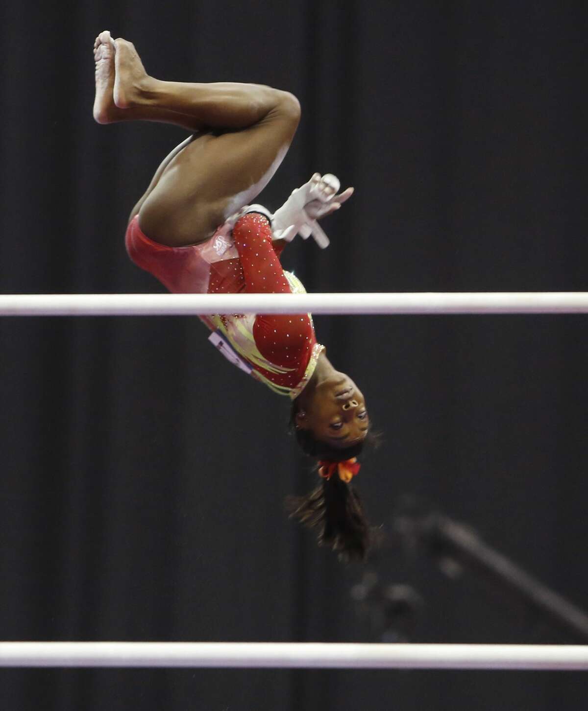 Olympic champ Simone Biles triumphs in return to competition