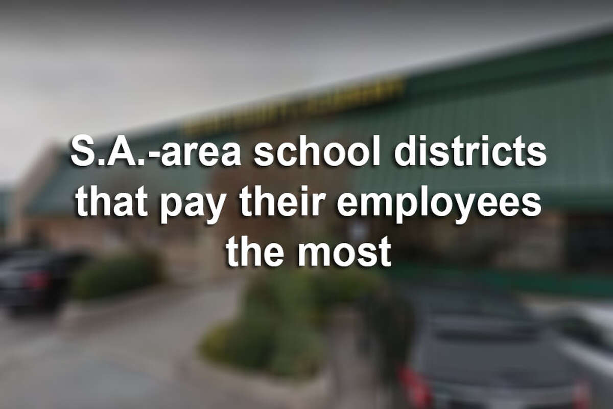 At all but four schools or districts in Bexar County, employees were paid an average base salary of at least $40,000 in the 2017-2018 school year, the data showed. Click through the slideshow to find out which districts pay their employees, on average, the most.