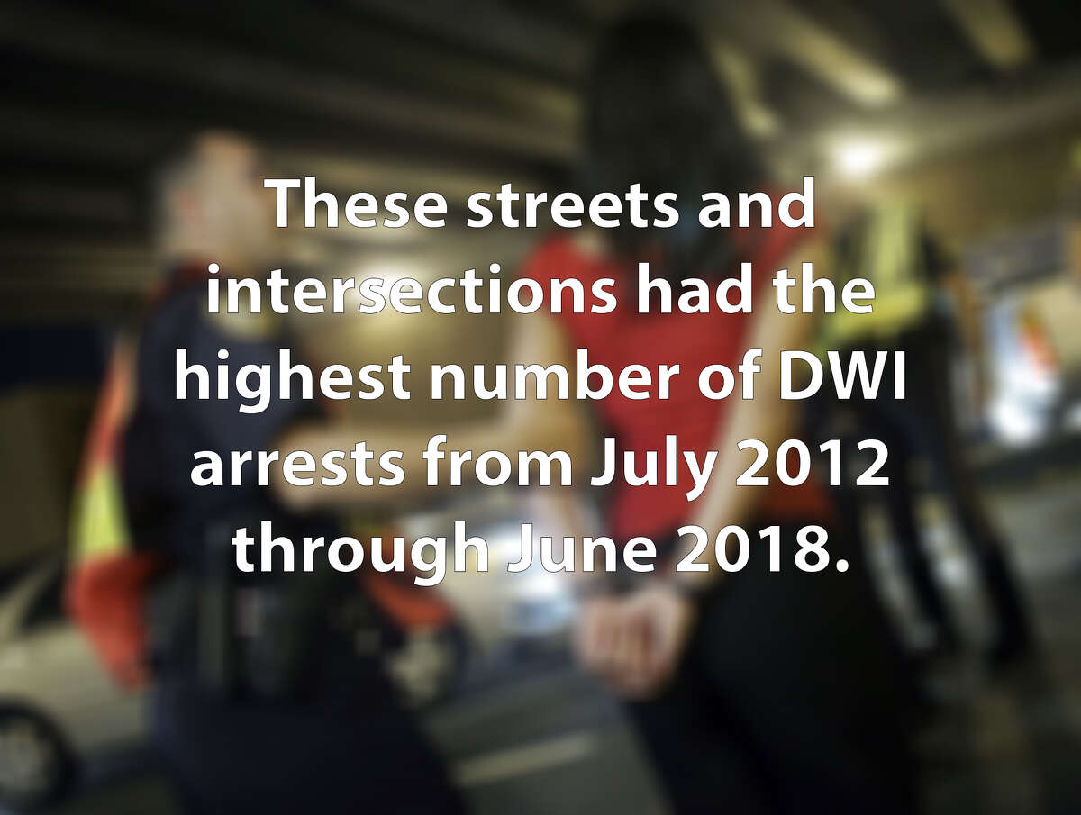 From July 2012 through June 2018, police arrested people more than 30,000 times on suspicion of driving under the influence of alcohol. Click through the slideshow to discover which streets and intersections resulted in the highest number of arrests.