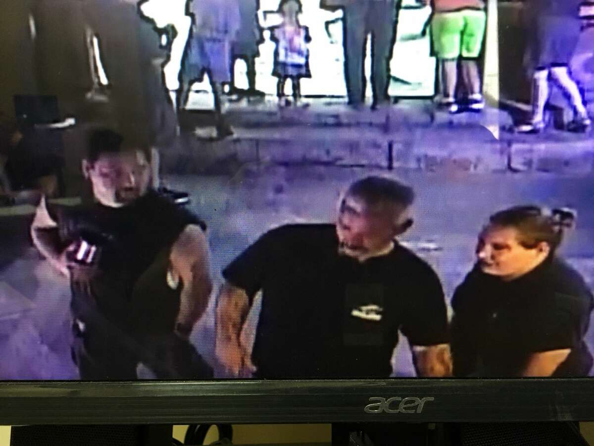 San Antonio Aquarium surveillance footage showing persons of interest in the stolen shark case.