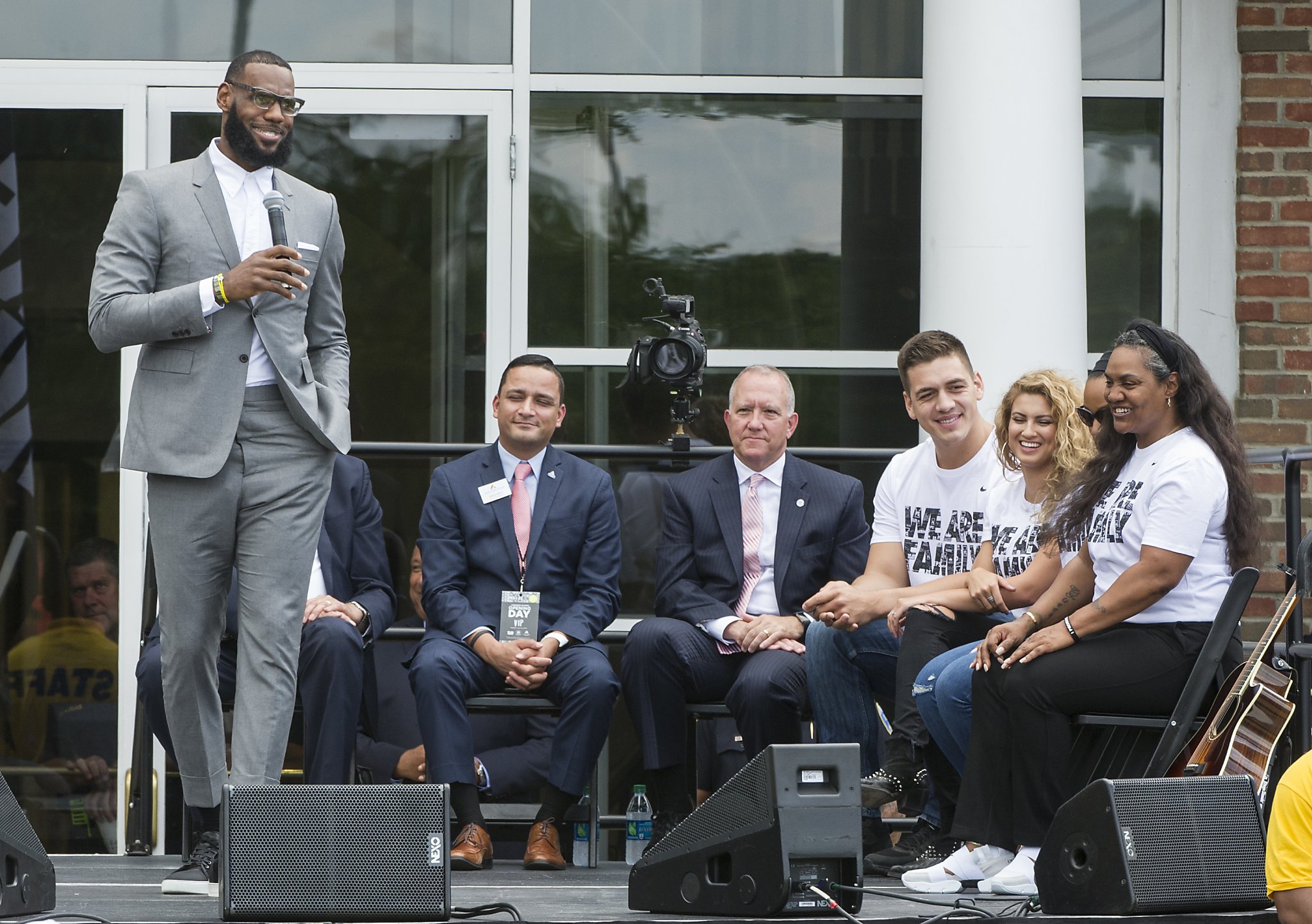 Lebron james store opens school