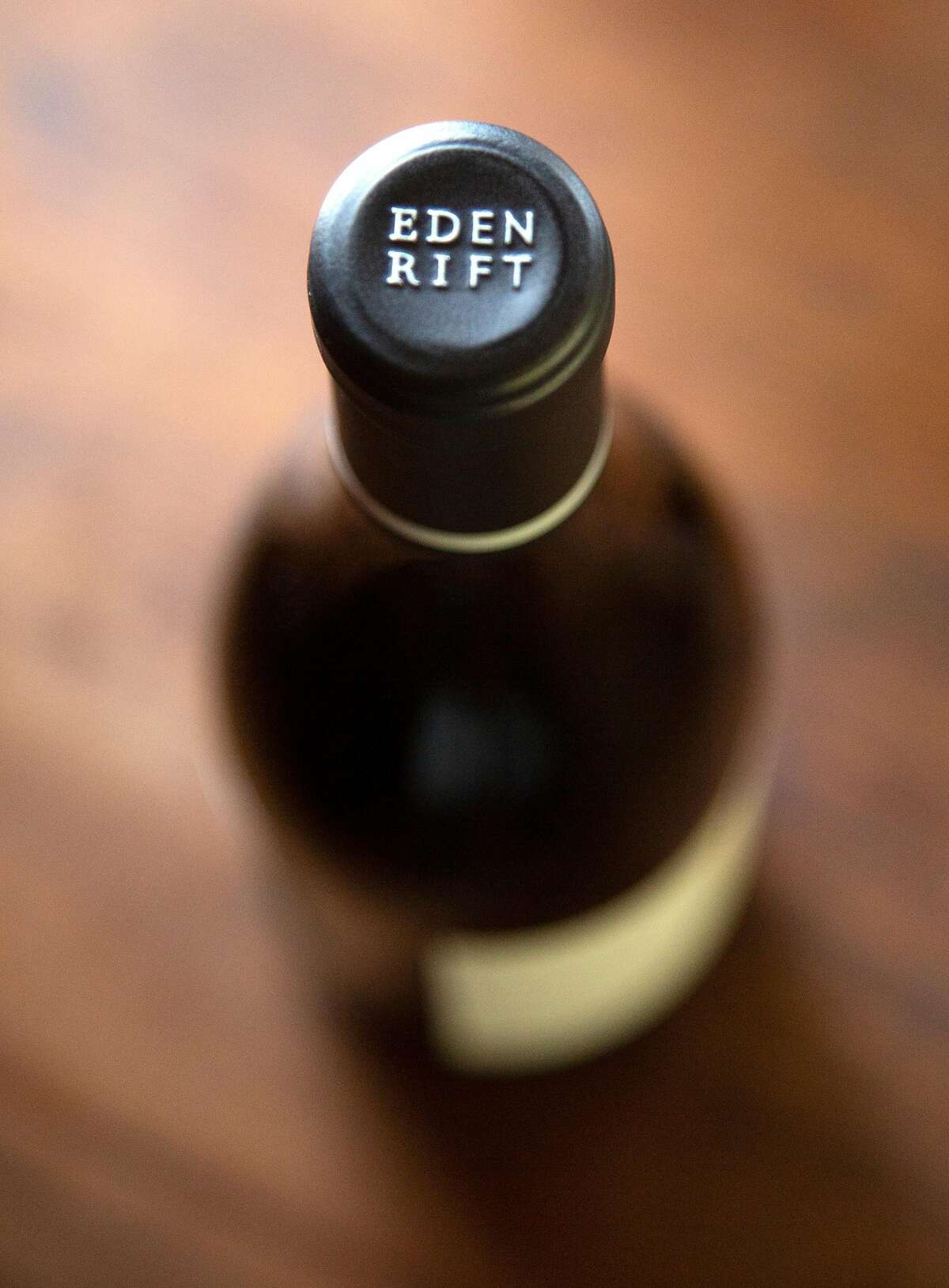 The 2016 Dickinson Block Zinfandel is one of the wines produced at Eden Rift Vineyards on Thursday, 7/26, 2018, in Hollister, California. Eden Rift Vineyards is a historic property in Hollister that has been revived by a new owner.