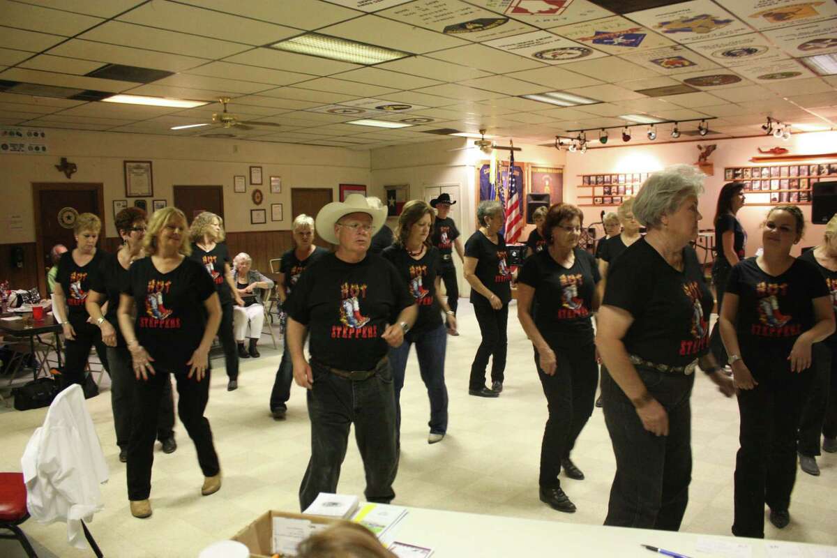 The Hot Steppers show off their stepping skills at the San Jacinto County 144th birthday celebration.