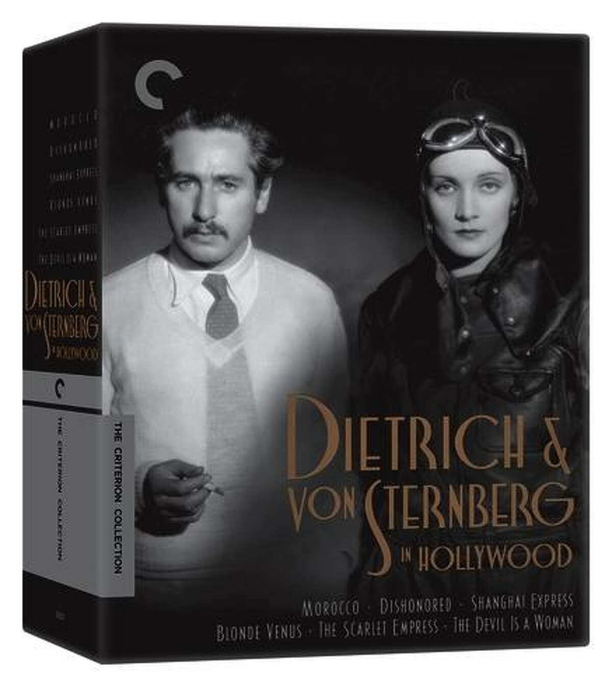 Director Josef Von Sternberg and Marlene Dietrich.