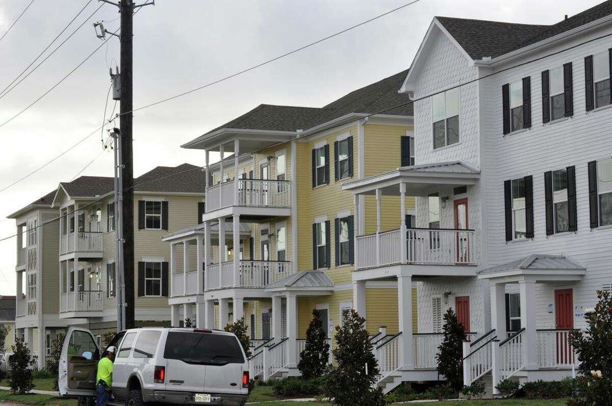 The mixed-income Villas on the Strand provide a fraction of the 569 public housing units lost to Hurricane Ike in 2008.