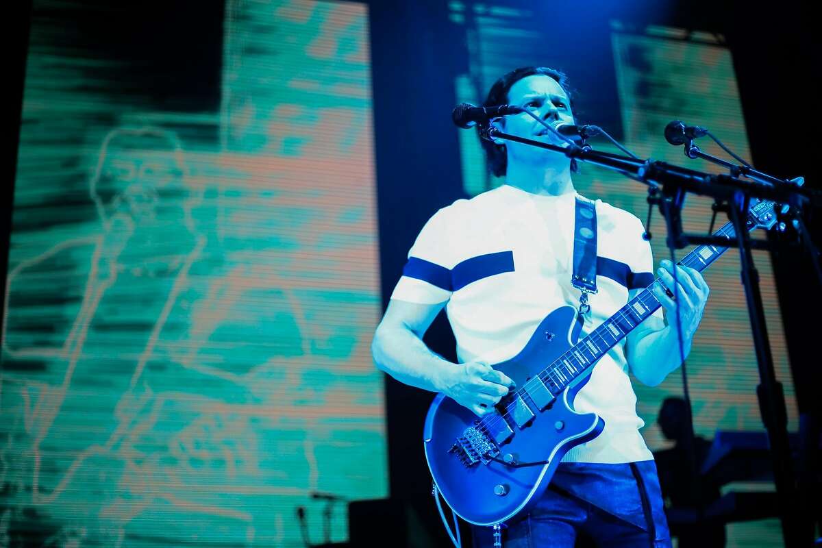 Jack White didn't allow press to photograph his show but instead provided high resolution photos on his website for fans. Photo by David James Swanson.