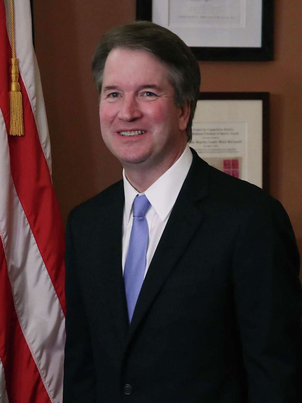 WASHINGTON, DC - AUGUST 01: Supreme Court Justice nominee Judge Brett Kavanaugh, meets with U.S. Sen. Marco Rubio (R-FL) at the U.S. Capitol on August 1, 2018 in Washington, DC. Kavanaugh is meeting with members of the Senate after U.S. President Donald Trump nominated him to succeed retiring Supreme Court Associate Justice Anthony Kennedy. (Photo by Mark Wilson/Getty Images)