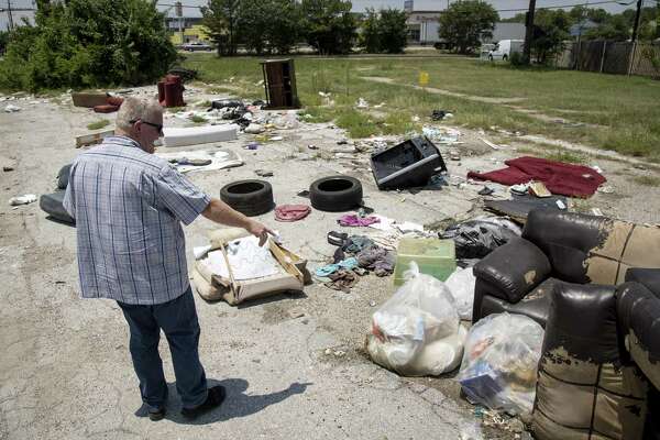 Houston Takes Aim At Illegal Dumping With Cameras Drones Houstonchronicle Com