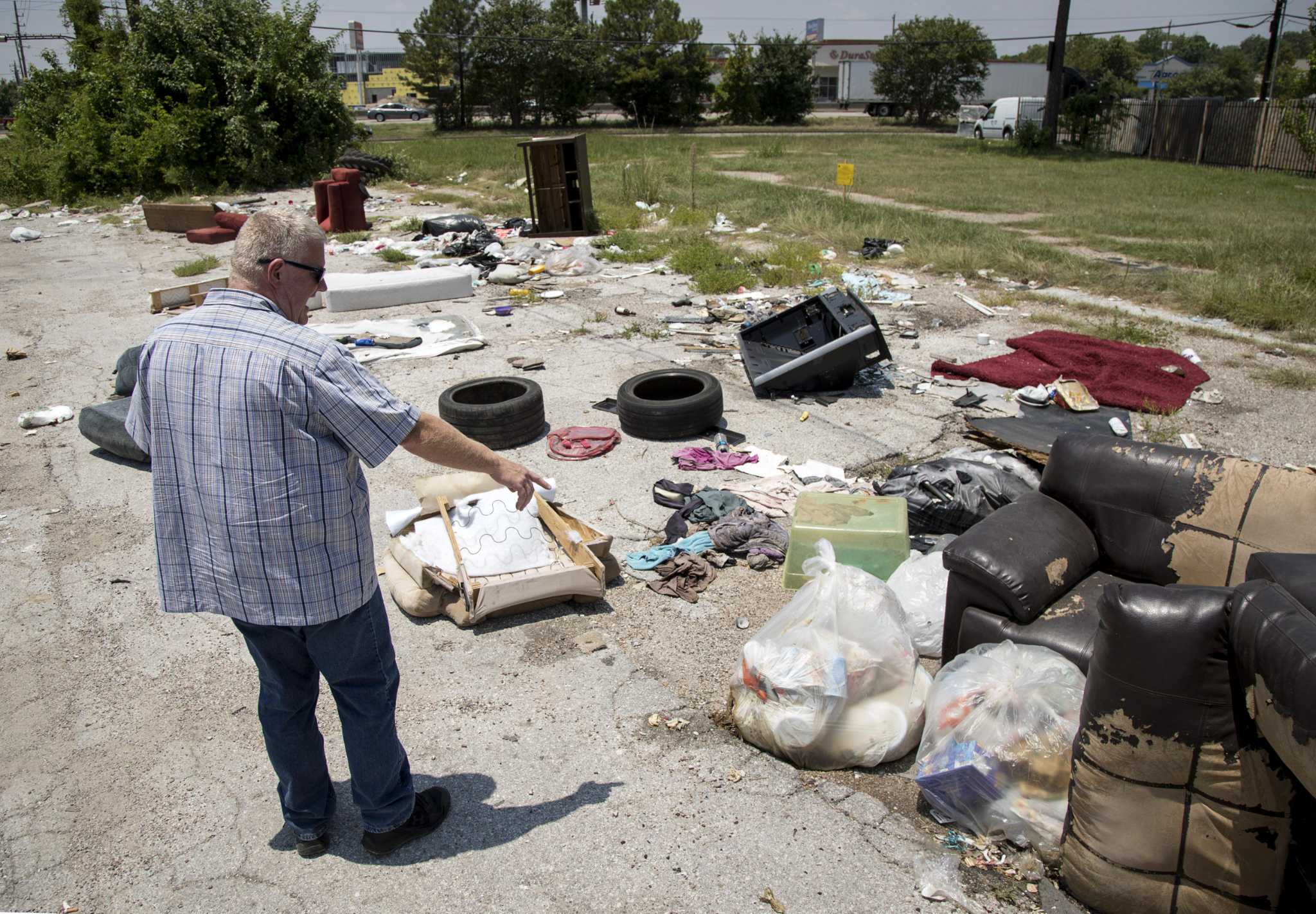 Houston takes aim at illegal dumping with cameras, drones