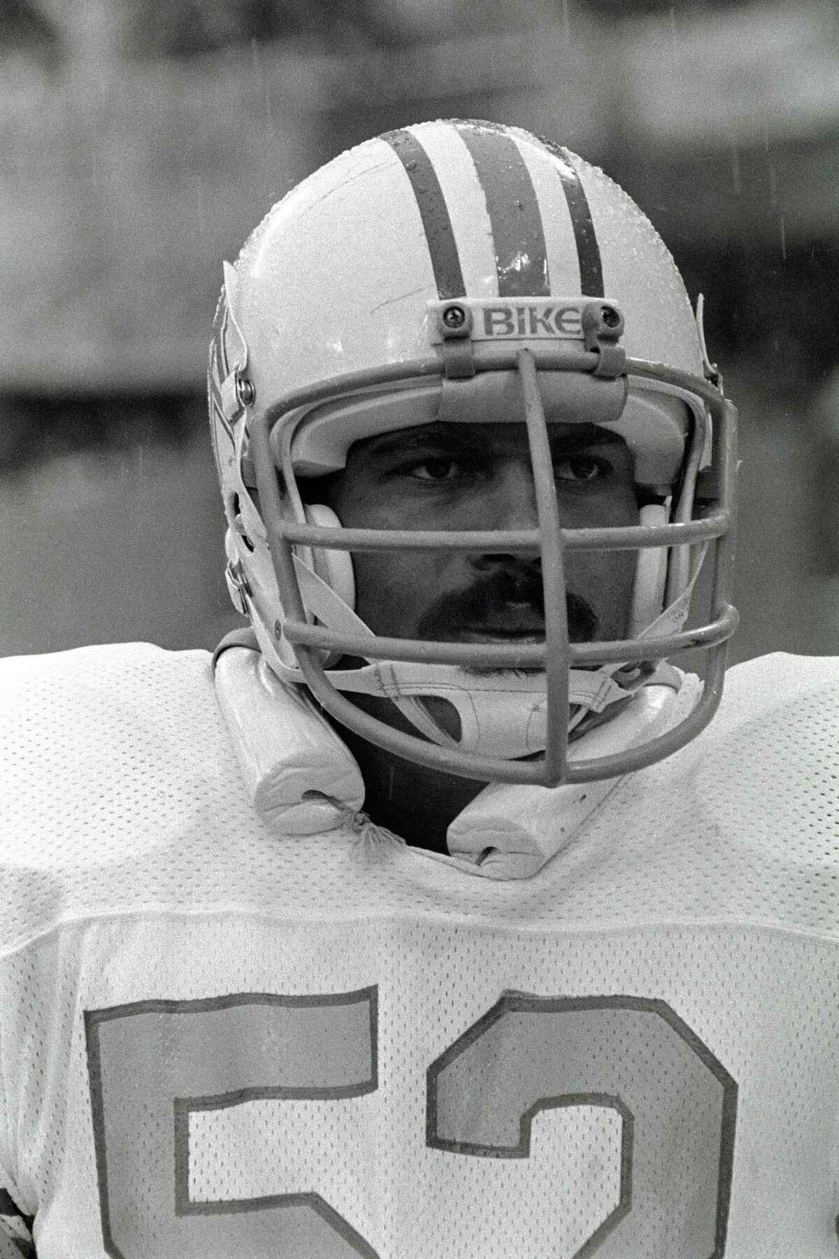 Robert Brazile was a fixture at linebacker for the Oilers from 1975-84. spanning the height of the Luv Ya Blue hysteria in Houston.