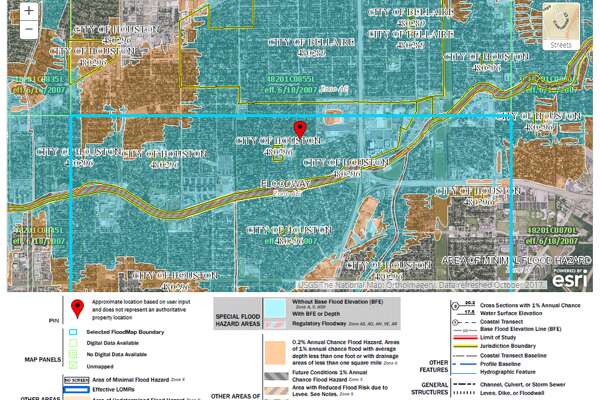 fema flood zone map goog earth