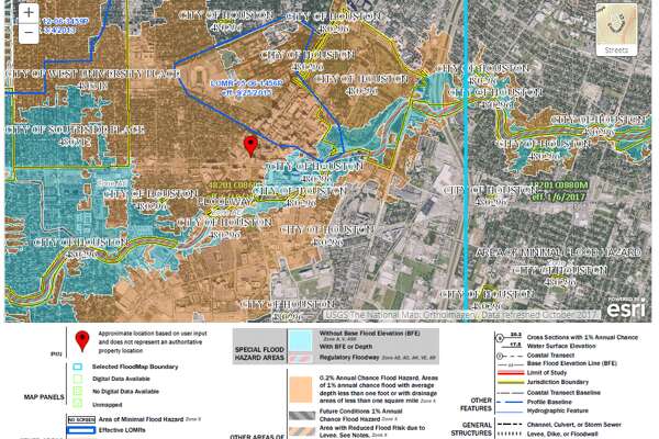 This Fema Interactive Allows You To Enter Any Address And See The Flood Risk In Houston 4204