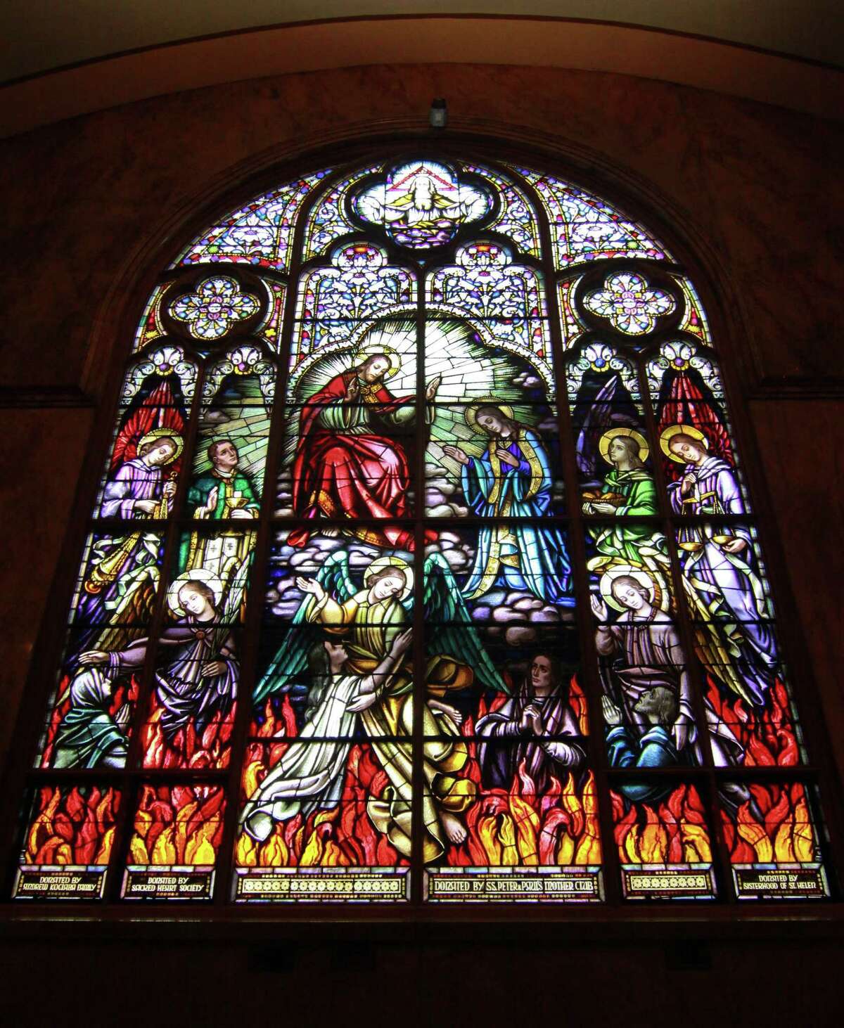 Keeping the Faith Ansonia Church restores its stained glass windows