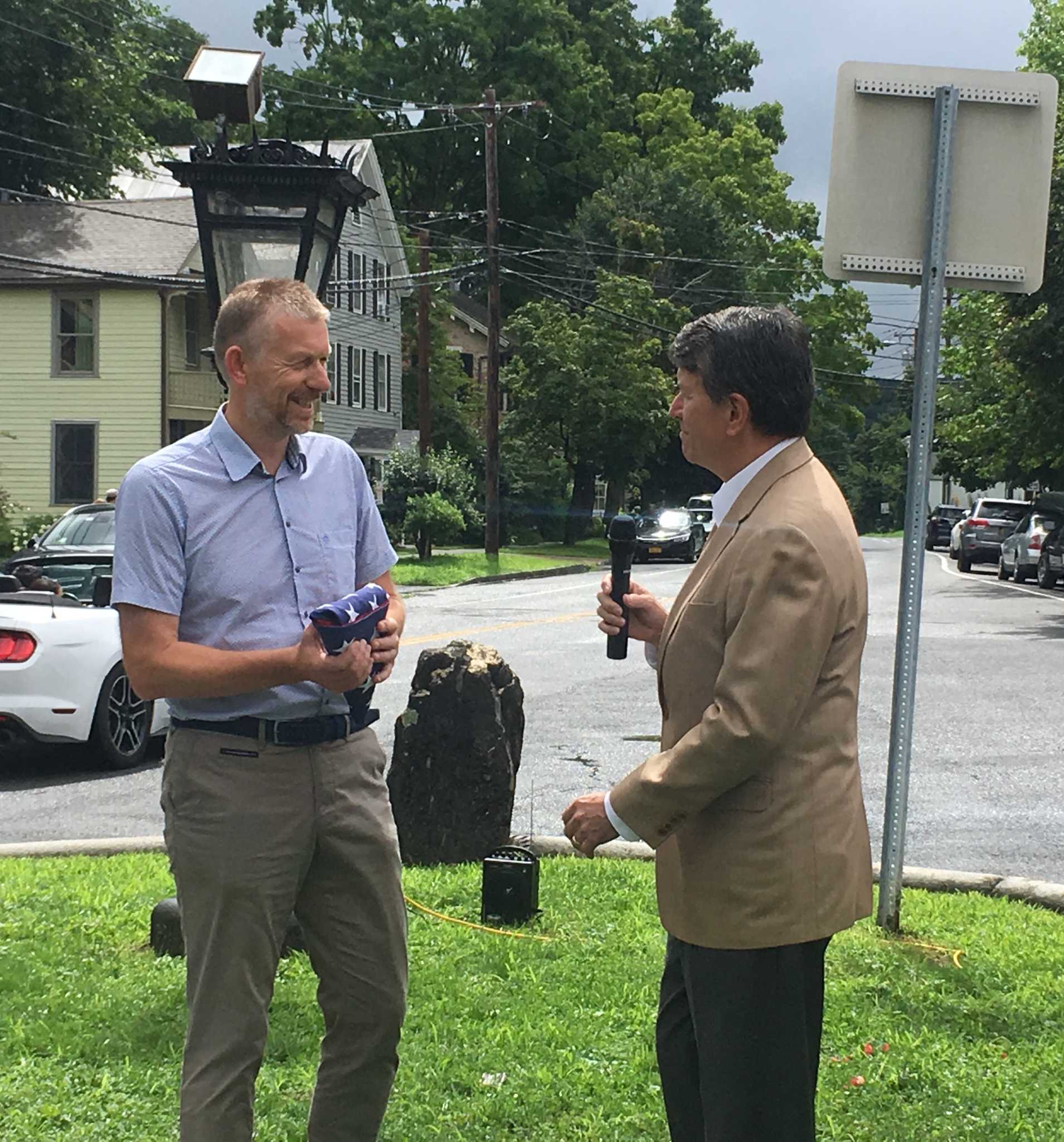 Kinderhook flag raising celebrates Netherlands sister city