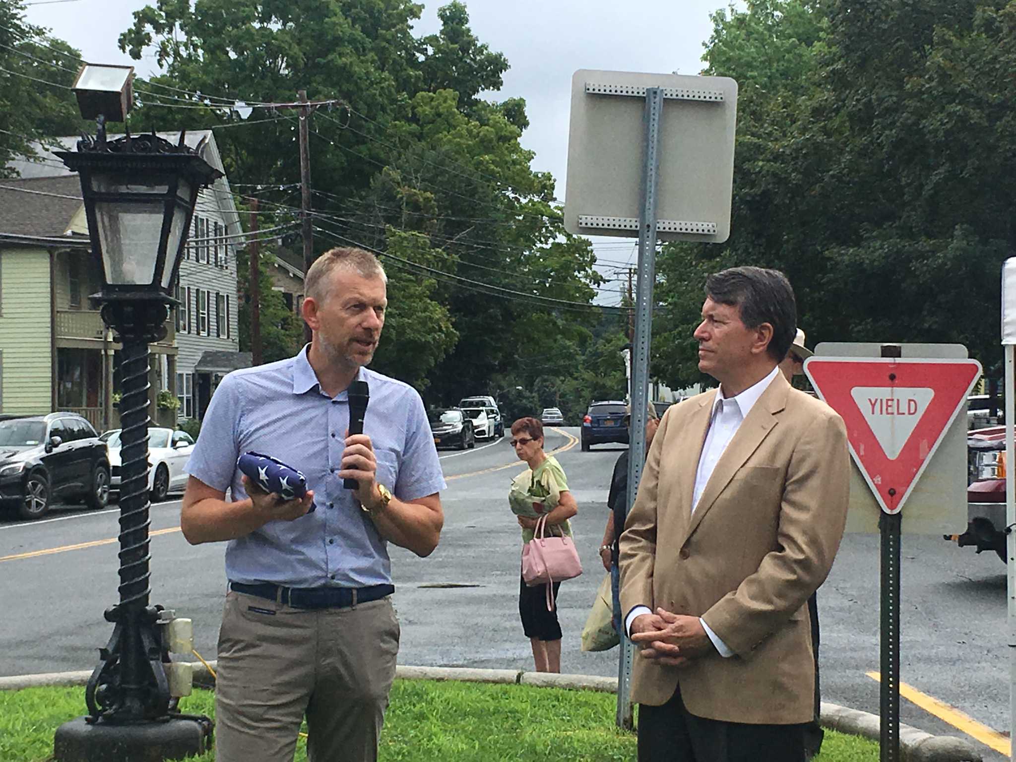 Kinderhook flag raising celebrates Netherlands sister city
