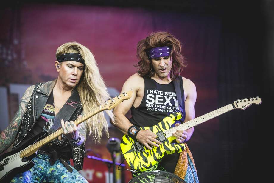 aka satchel of the american band steel panther perform live on