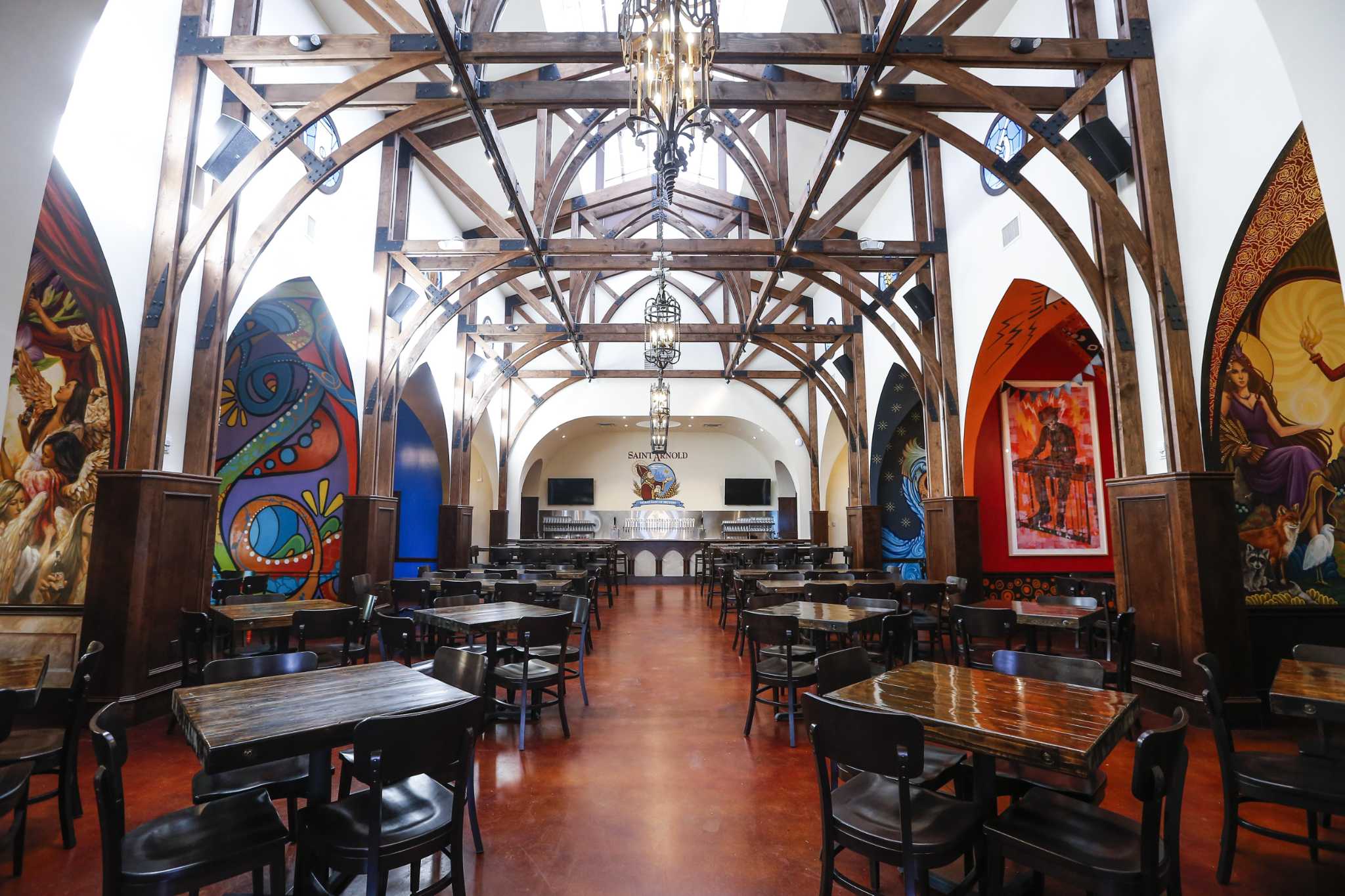 Drinking in the chapel: Saint Arnold Brewing raises a glass to six