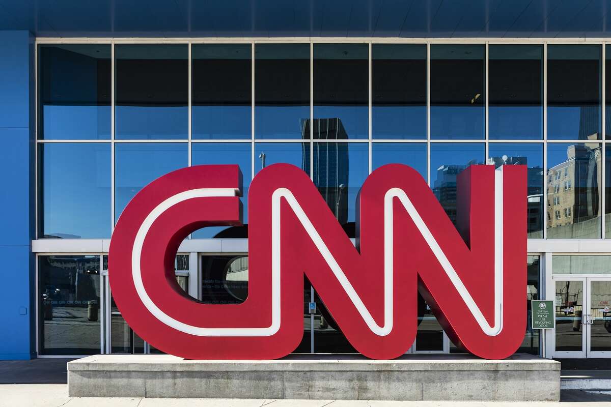 DOWNTOWN, ATLANTA, GEORGIA, UNITED STATES - 2015/11/14: CNN World Headquarters. (Photo by John Greim/LightRocket via Getty Images)