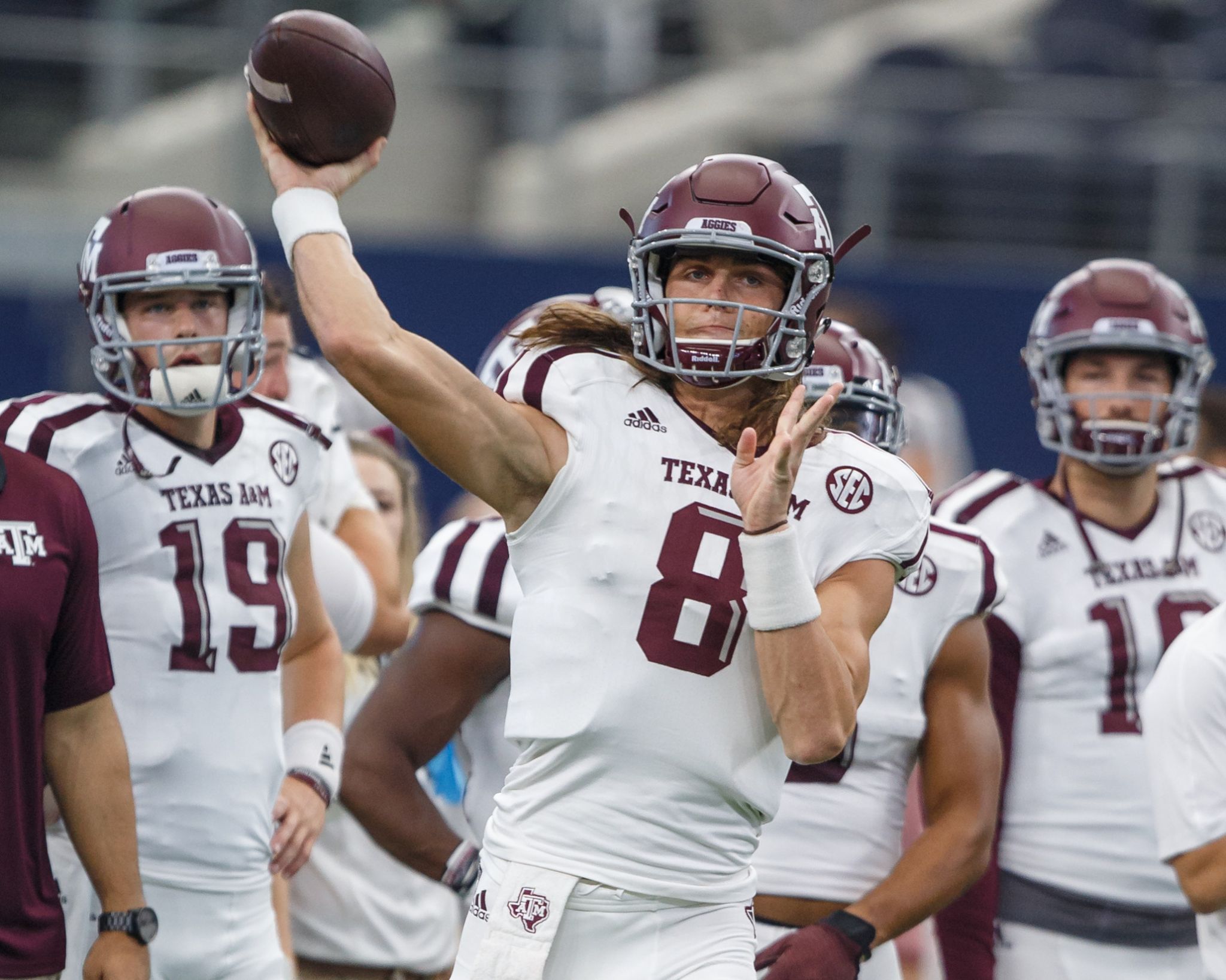 How Texas A M Looks At Qb After Nick Starkel Transfer Houstonchronicle Com