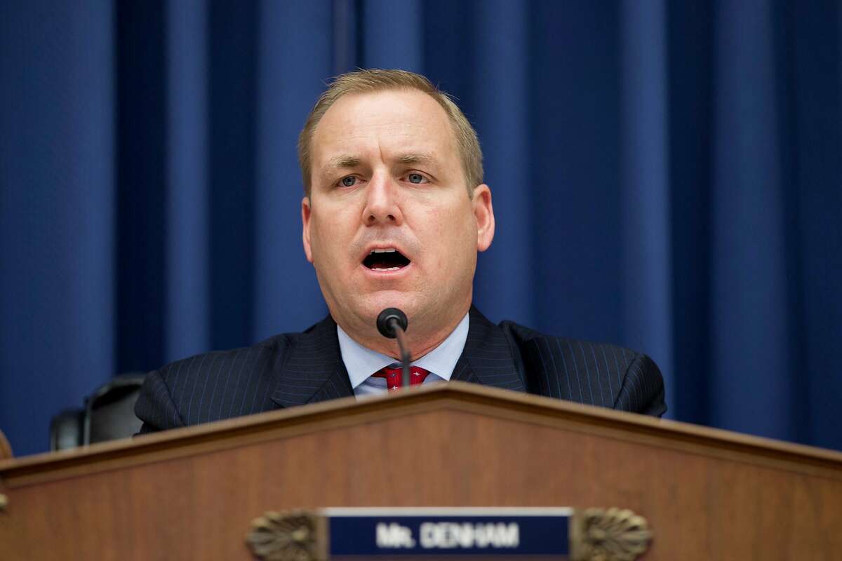 In this April 17, 2012 file photo, Rep. Jeff Denham, R-Calif., speaks on Capitol Hill in Washington. Vulnerable House incumbents are fattening their campaign accounts as the Supreme Court approaches a decision on a case that could force legislatures to reshape congressional districts in 13 states or more, perhaps in time for next year�s elections. (AP Photo/J. Scott Applewhite, File)