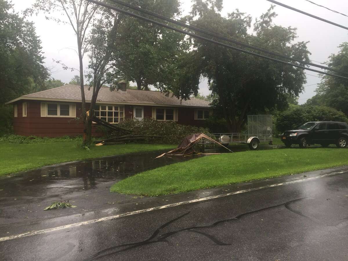 Thunderstorms crack heat wave in sweeping across Capital Region