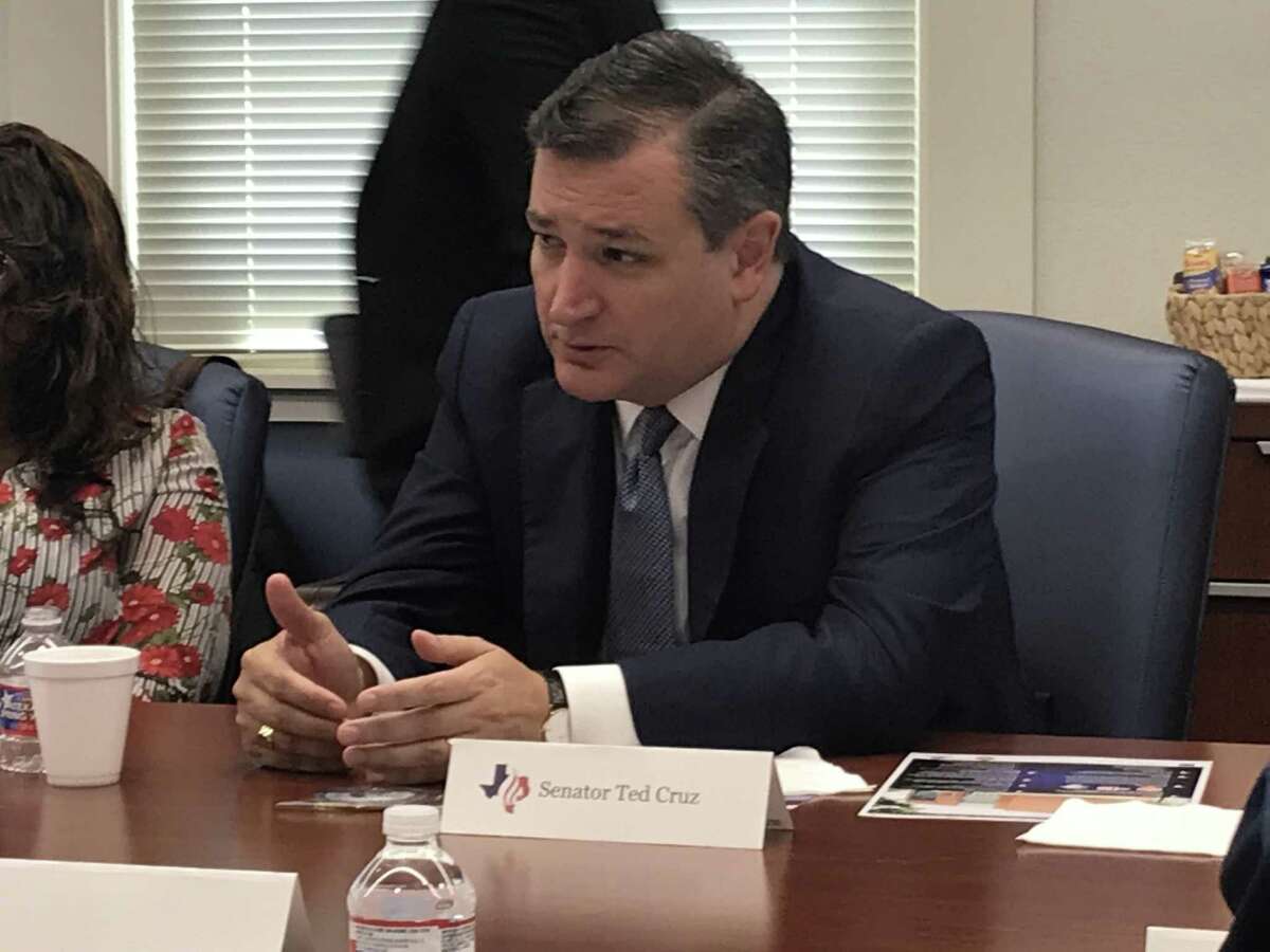 PHOTOS: What's at stake in the midterm elections. U.S. Sen. Ted Cruz, campaigning in San Antonio, speaks to community leaders Tuesday, Aug. 7, 2018, on the city's East Side. >>Here's what Cruz and other candidates are battling for in the November election...