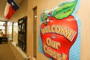 The entrance to a classroom is pictured during the grand opening for Lincoln Elementary School on Tuesday, Aug. 7, 2018, in Montgomery.