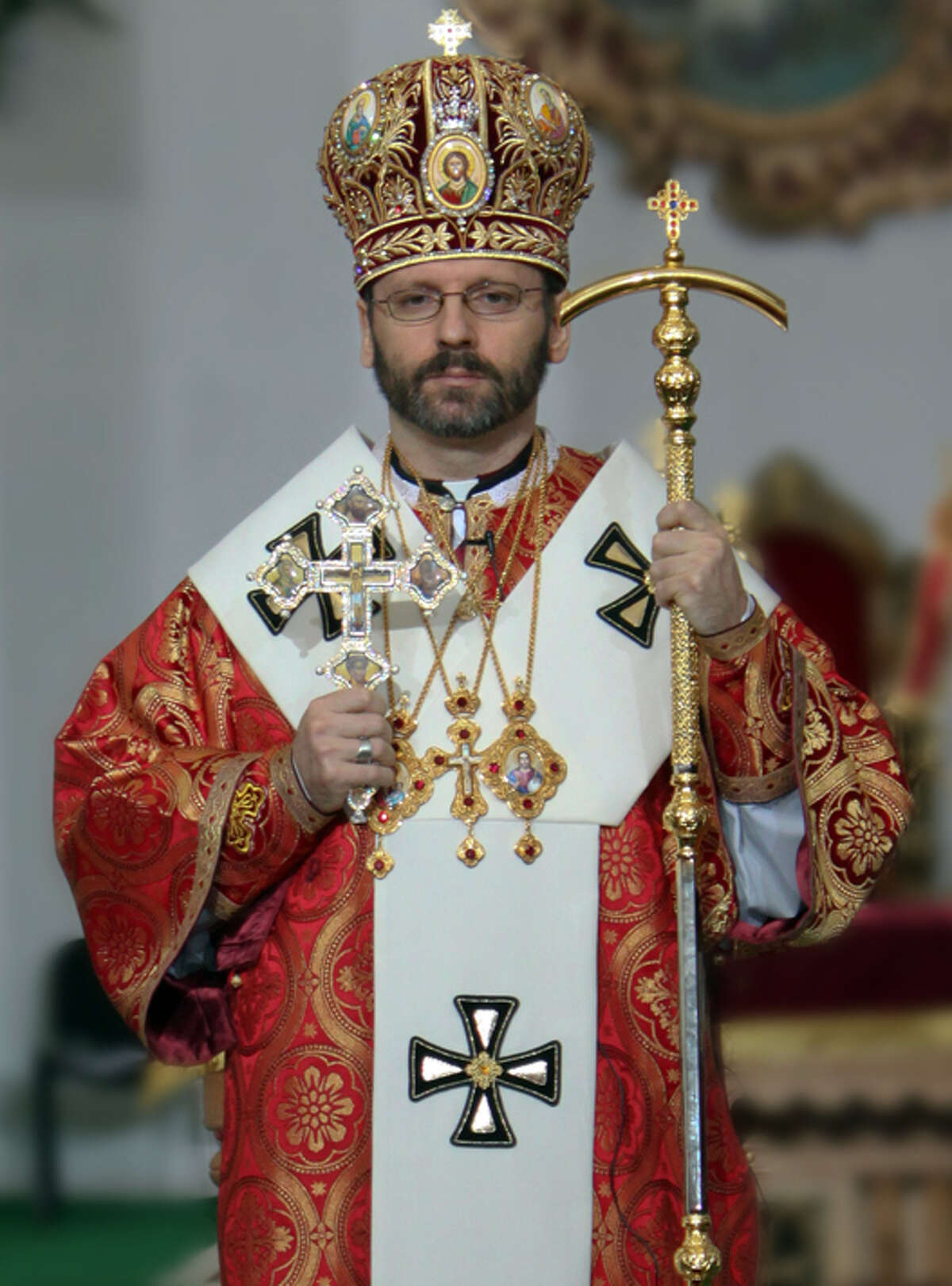 Major Archbishop Sviatoslav Shevchuk, the leader of the world’s six million Ukrainian Greek Catholics, will visit Stamford this week.