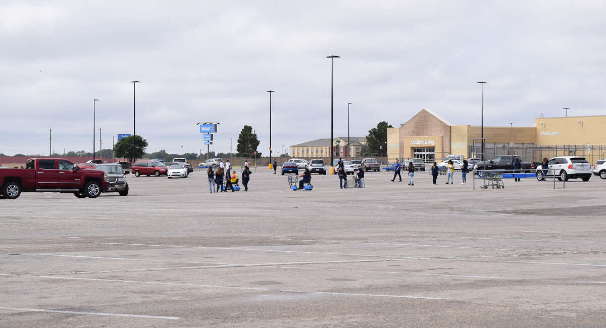 Employees, customers and residents of west Plainview assisted living facilities stood around in their buildings' parking lots Wednesday morning as first responders worked to find the source of a foul odor that covered the area.