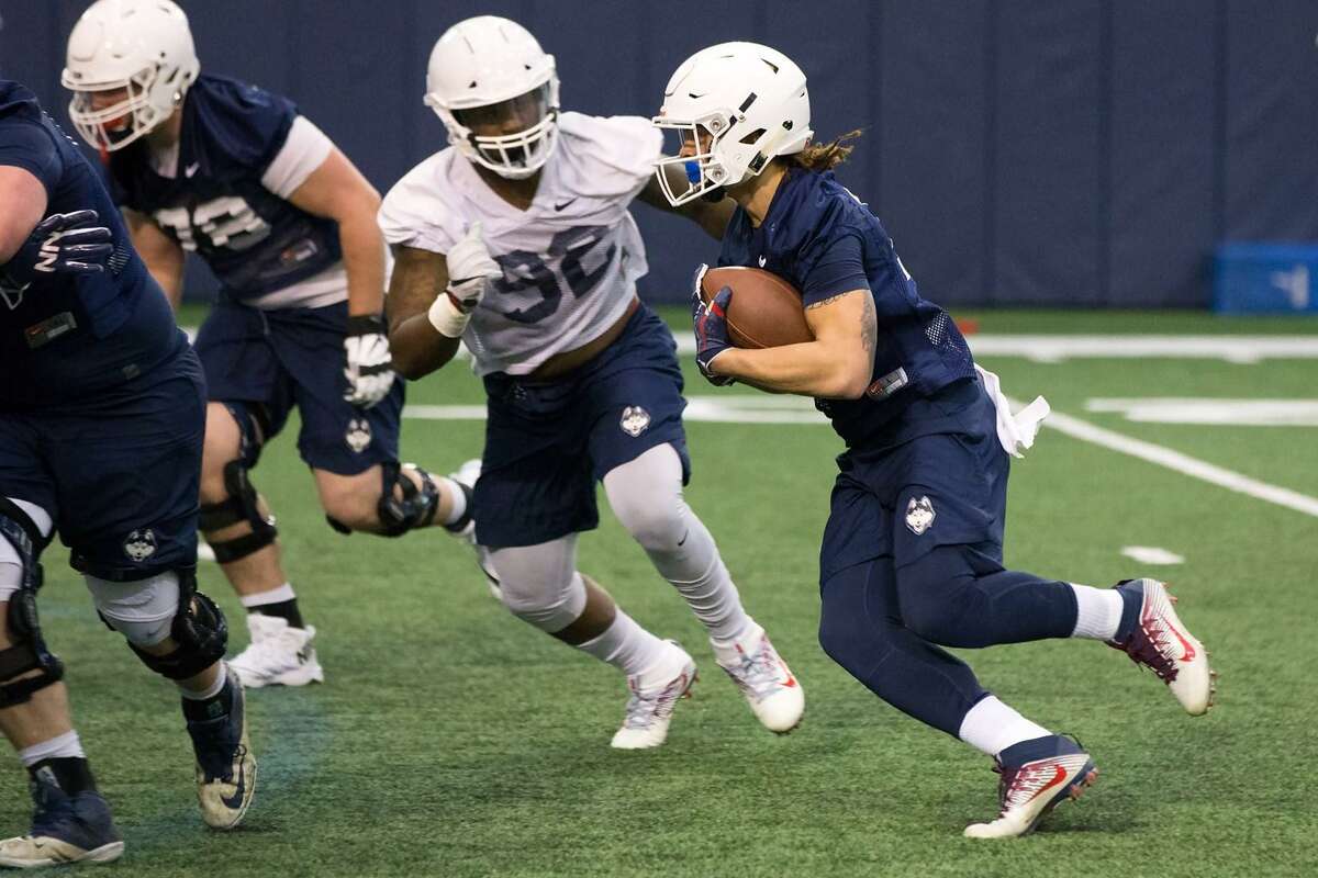 UConn football staying positive despite obstacles as it looks for first win  against Utah State; Time, TV info, what you need to know