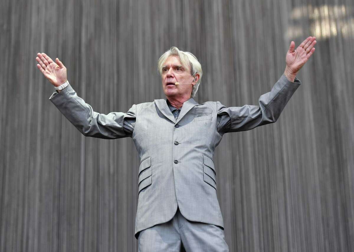 David Byrne performs at the Panorama Music Festival last month in New York.