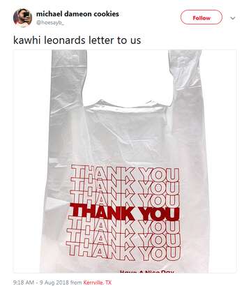 kawhi leonard letter