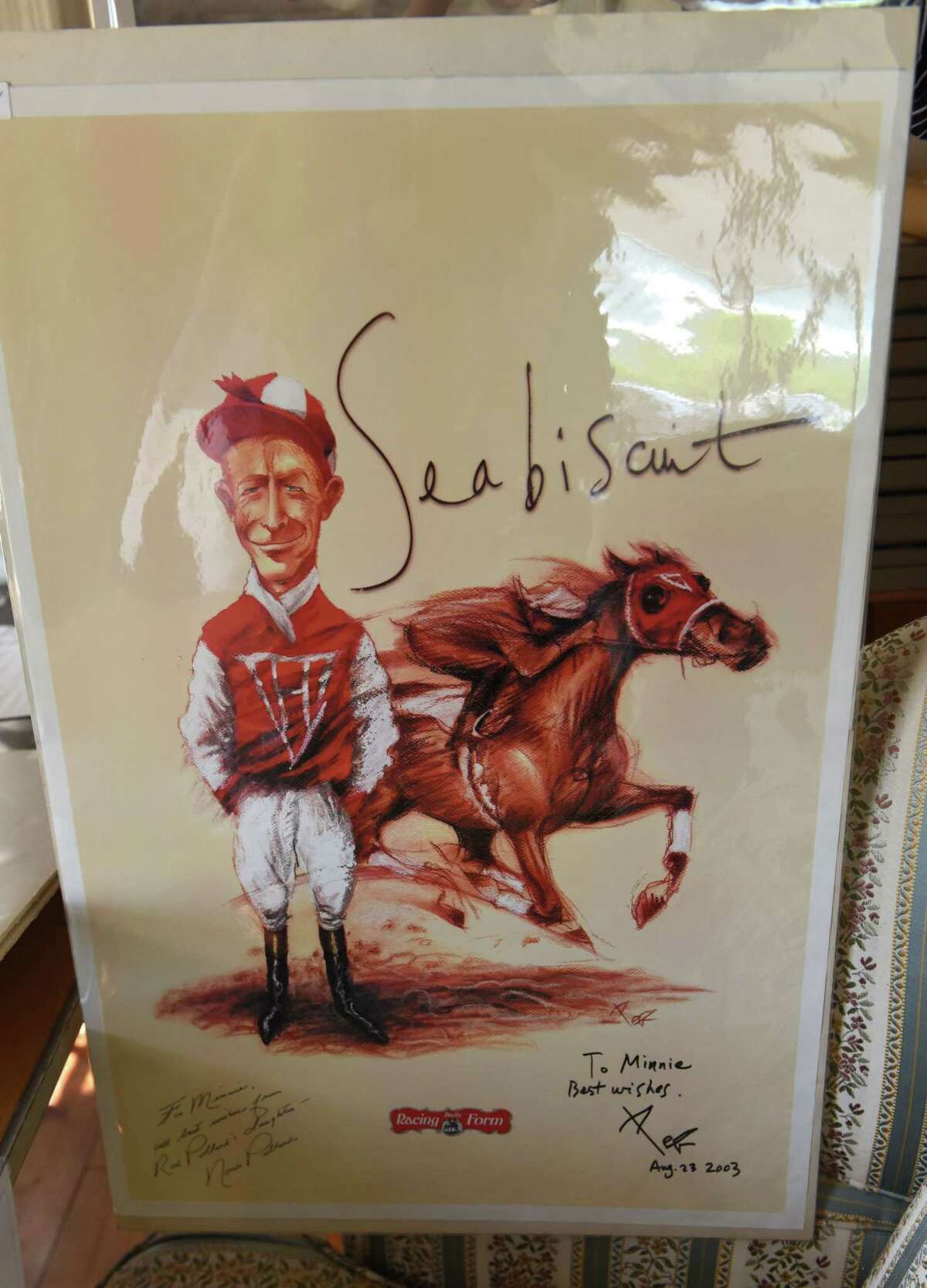 Caricatures will be for sale at the Saratoga collection of Minnie Clark Bolster estate sale Aug. 9, 2018 in Saratoga Springs, N.Y. The sale will take place Friday through Sunday. (Lori Van Buren/Times Union)