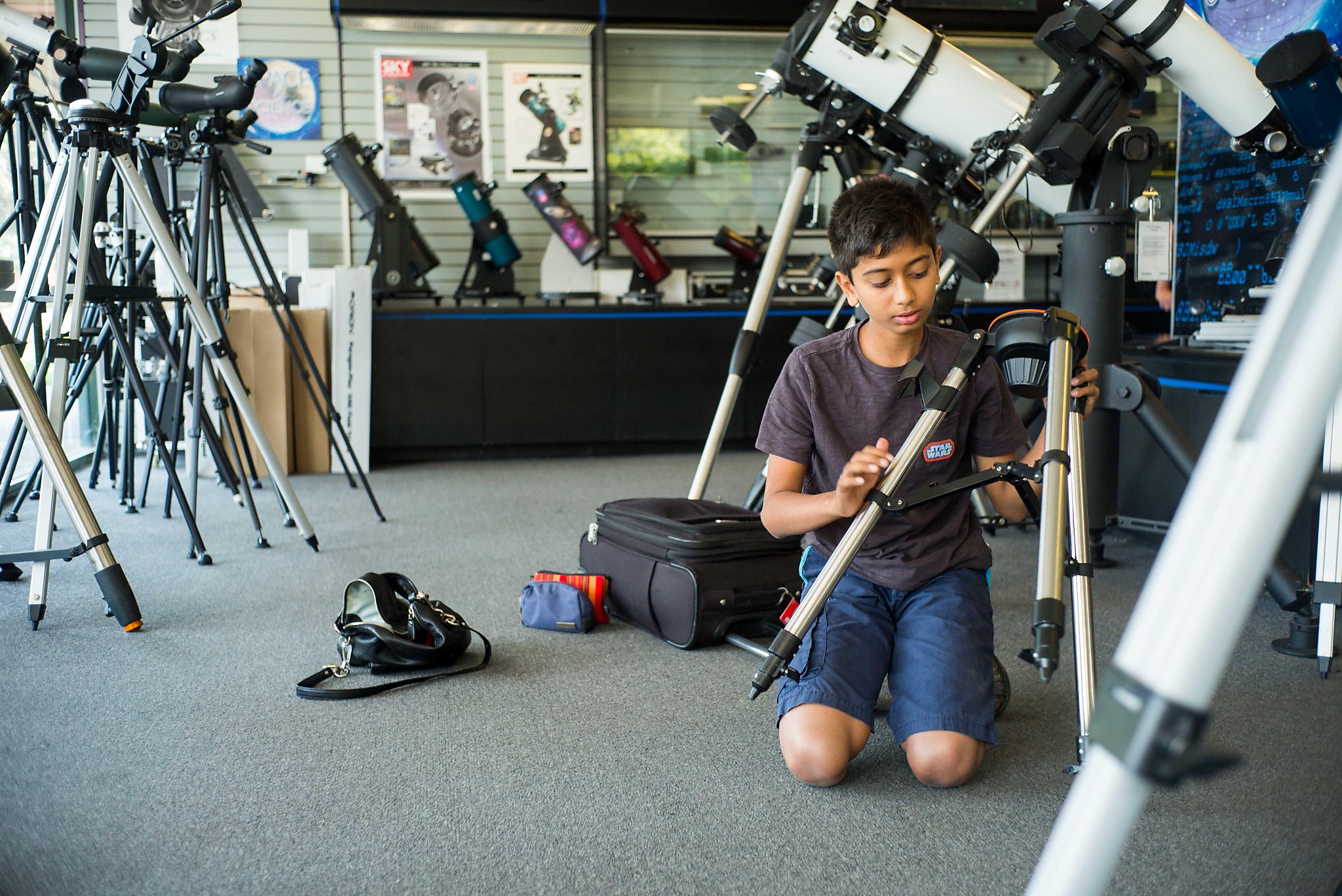 telescope repair shop