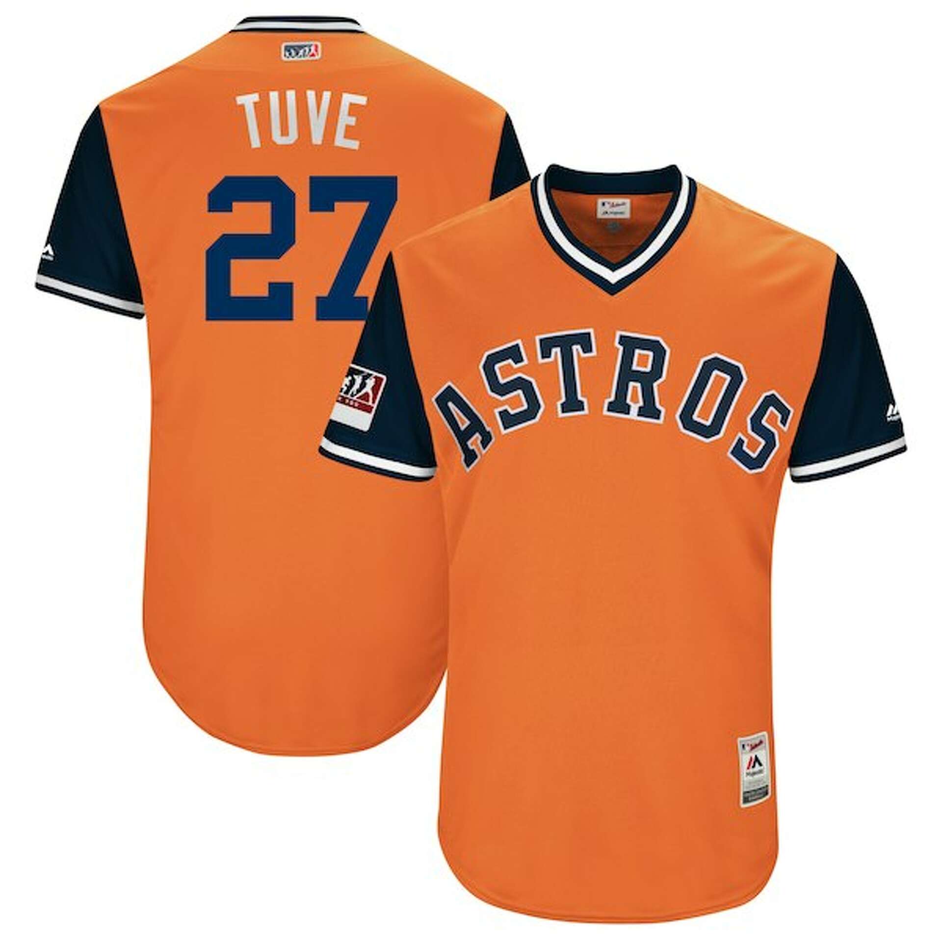 Astros players pick nicknames for Players Weekend jerseys