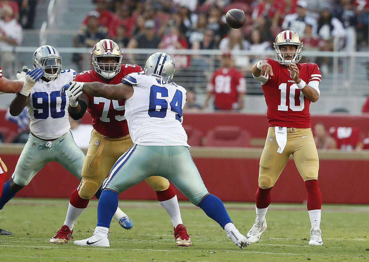 Charting Jimmy Garoppolo in 49ers exhibition vs. Cowboys