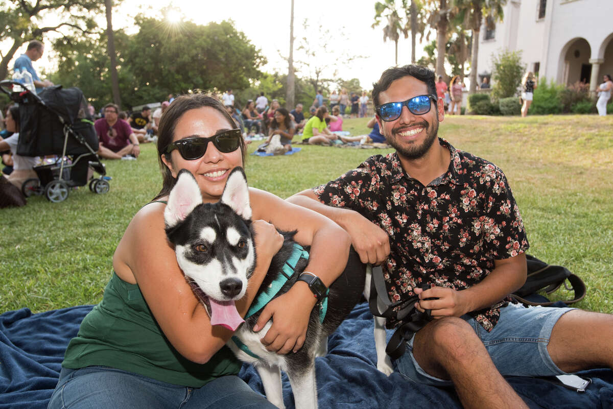 People brought out their family, friends and even pets to enjoy a free night at the McNay for it's Second Thursday event. The evening was accompanied with live music by Selena cover band Bidi Bidi Banda.