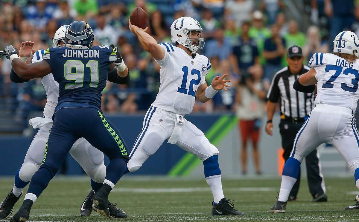 Andrew Luck looked delightfully familiar in his NFL return