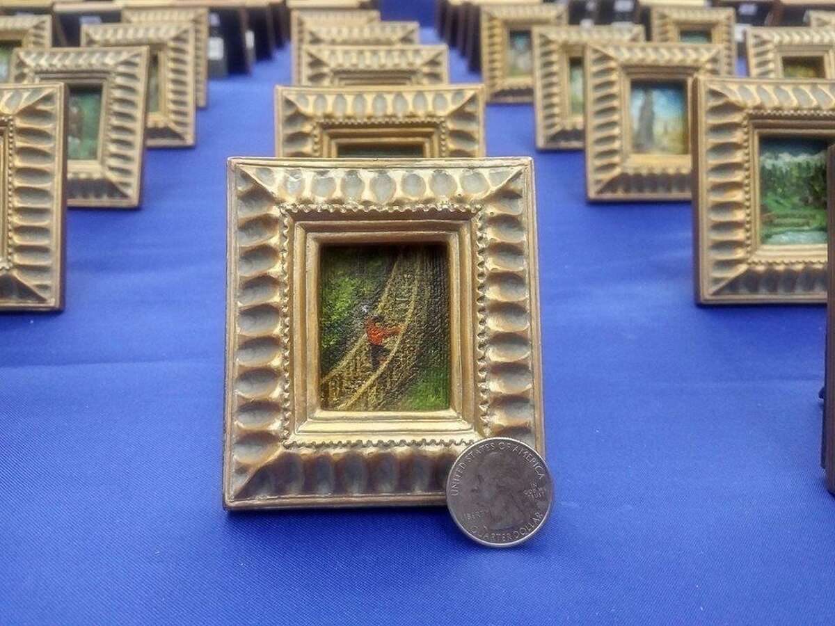 Guinness World Records has given San Antonio artist Martha I. Ochoa the title of "largest collection of miniature paintings" for her 5,000 hand-painted canvases, which each measure around 1½ by 2 inches.