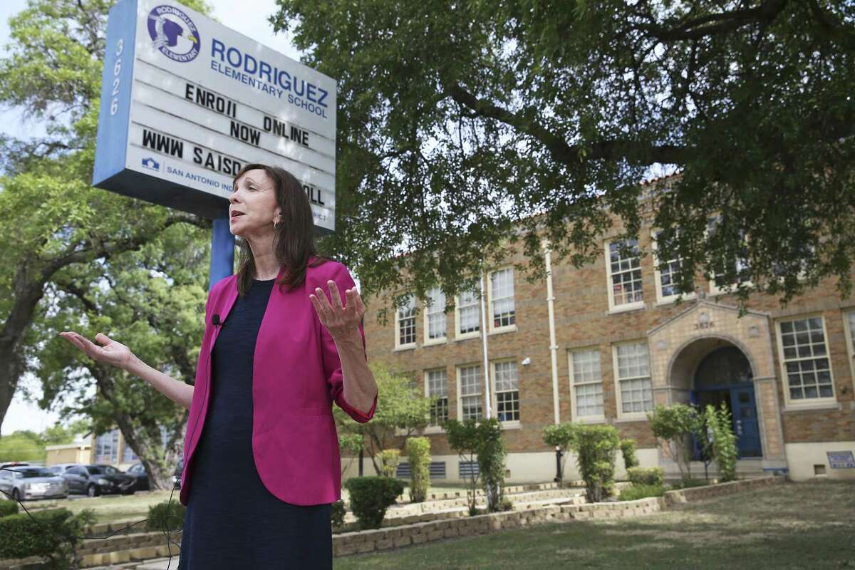 SAISD spokesperson Leslie Price explains the events which led to the decision to close Cleto Rodriguez Elementary School. The school has failed state accountability ratings five years in a row and will close next school year.