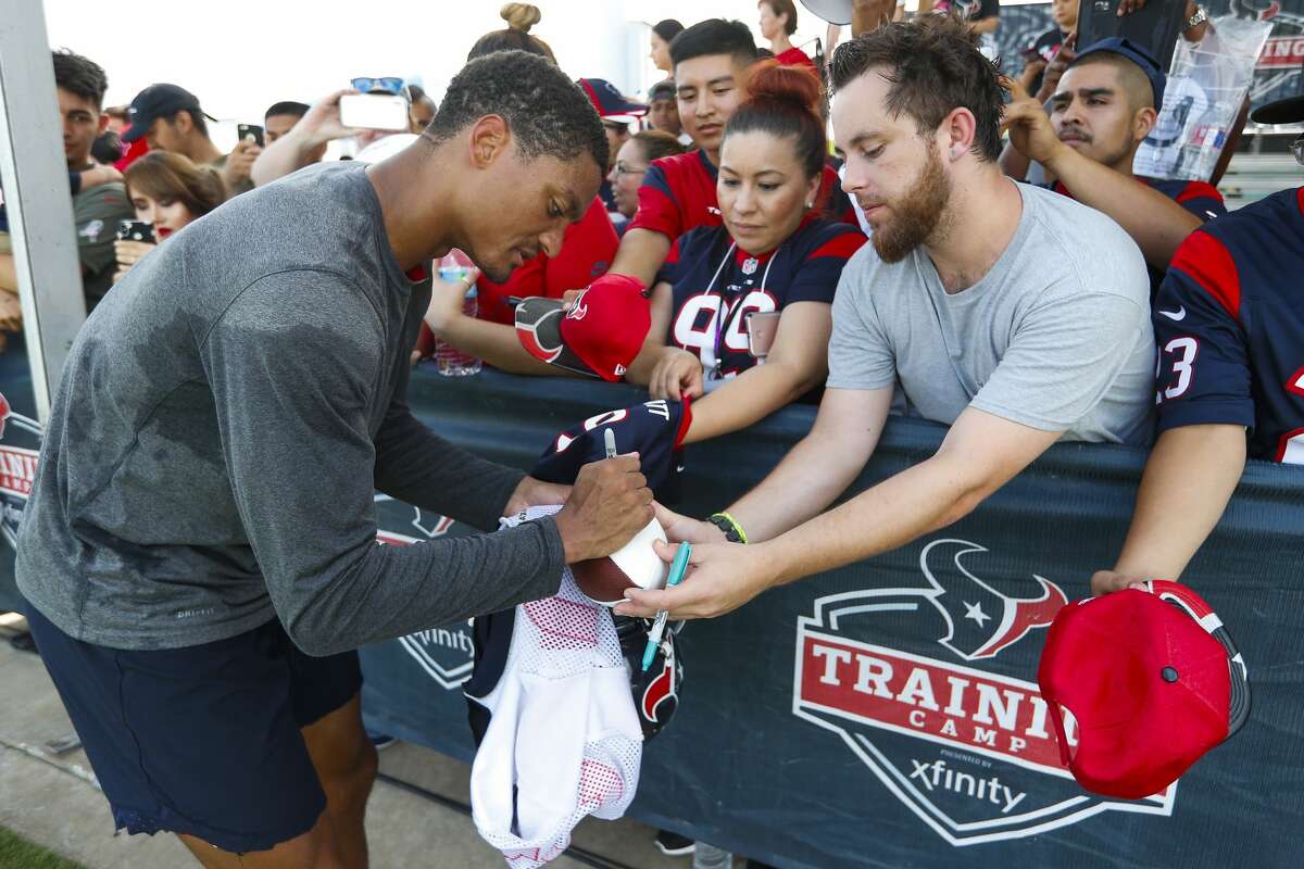 Texans cornerback Kevin Johnson has been sidelined for two weeks after suffering a concussion during a preseason game.