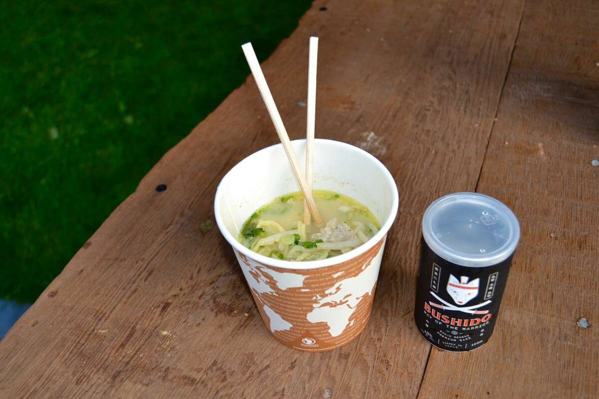 Pair Itani's chicken ramen with a can of Bushido sake at Outside Lands this year.
