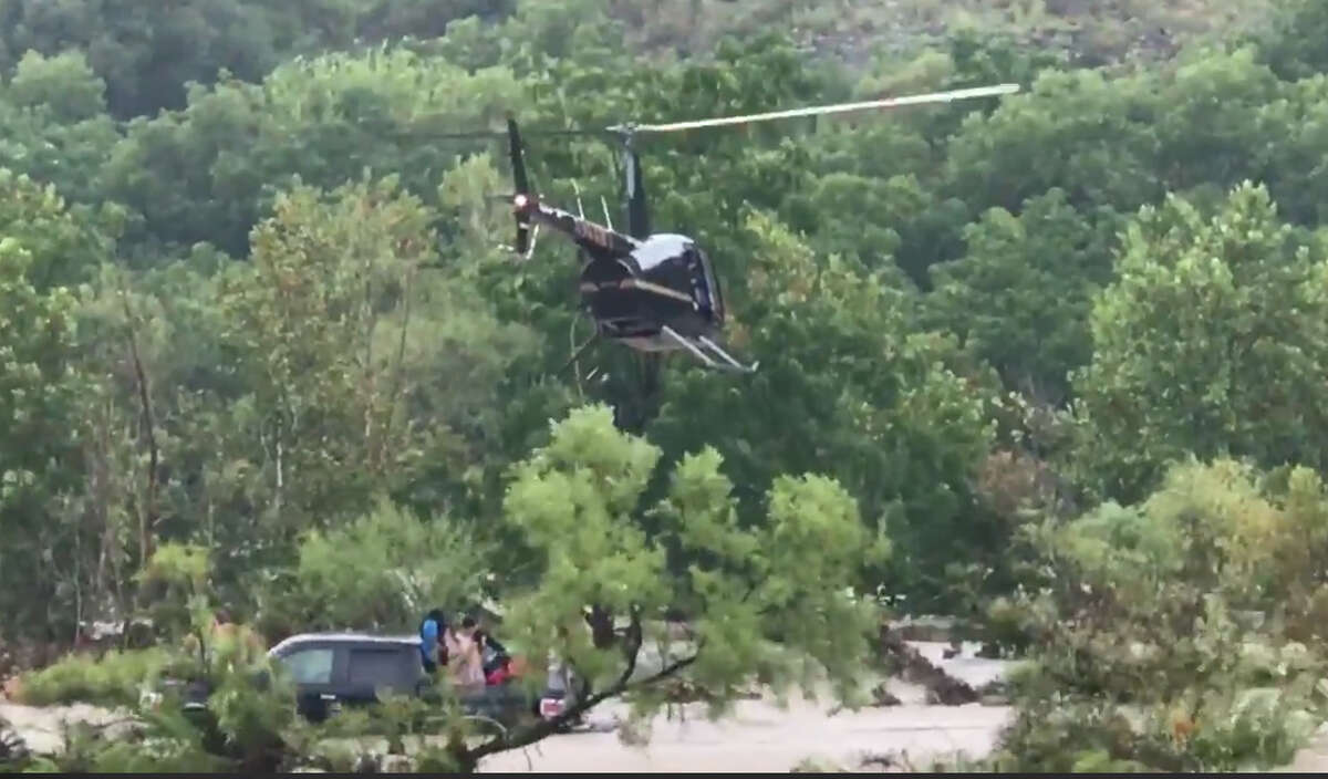 August 12, 2018 - From the Uvalde County Sheriff's Office: Rescue efforts continue at Chalk Bluff Park. We hope to keep everyone involved, families, and the public informed and up to date with our efforts. Holt Helicopters are on scene assisting all emergency personnel and delivering life jackets to persons in the river