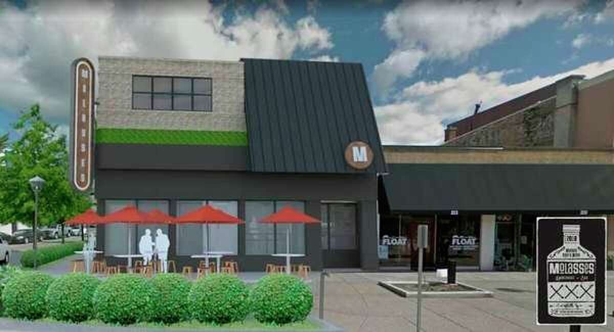 This rendering depicts plans for Molasses, a restaurant and bar that plans to open at the end of 2018 at 201 East Main St. in Midland.