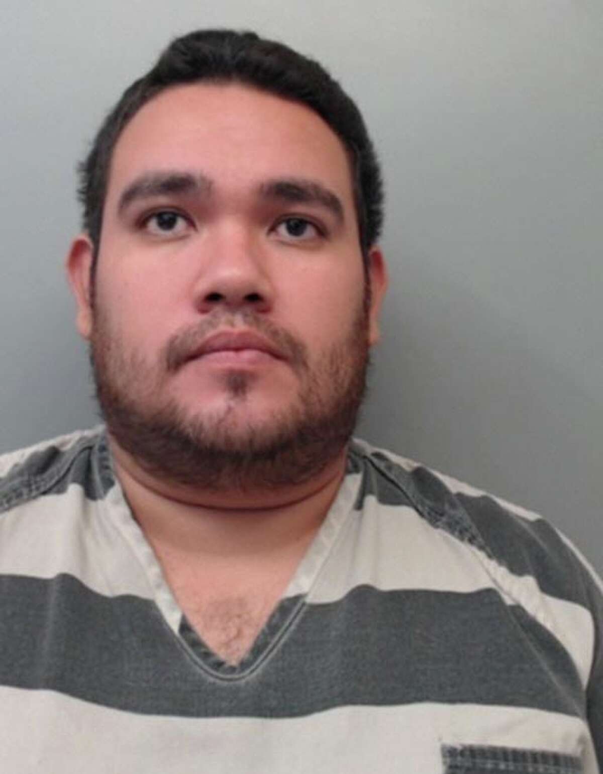 Rene Peña, 29, was charged with theft of materials.