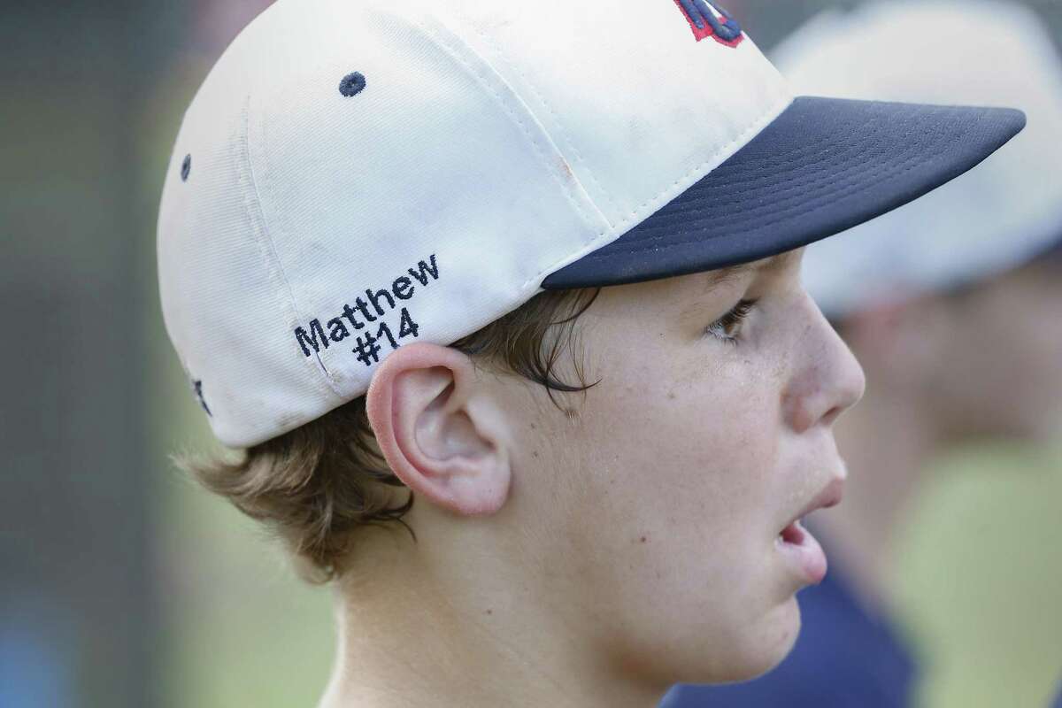 Post Oak Little League player Matthew Hedrick at their home field in advanced to the Little League World Series on Thursday, Aug. 9, in Houston.