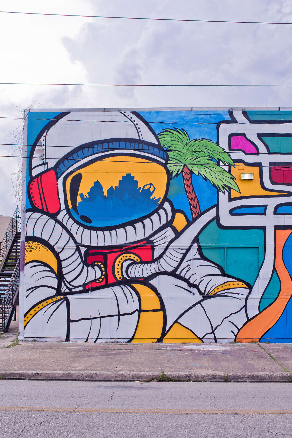 New mural in EaDo mixes McDonald's with Houston city life