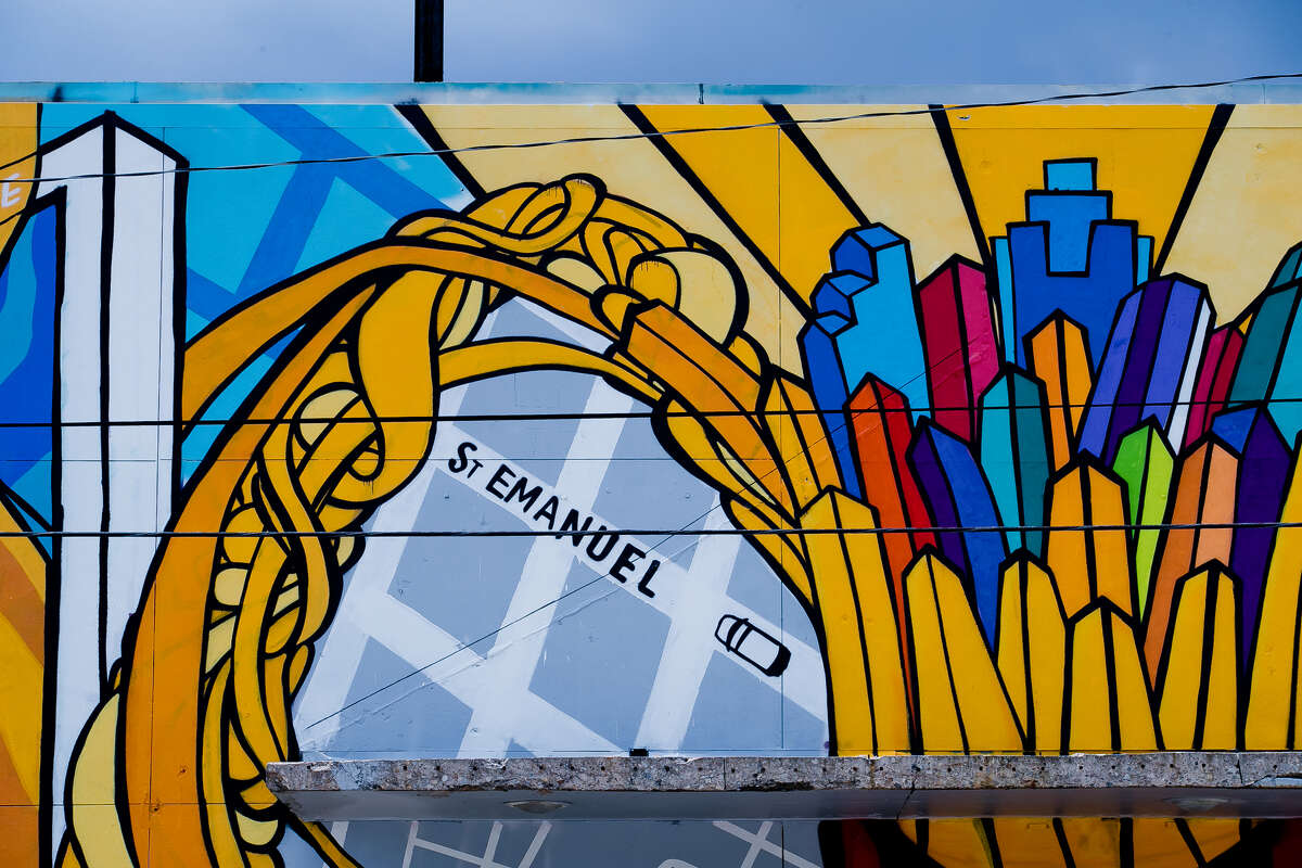 New mural in EaDo mixes McDonald's with Houston city life